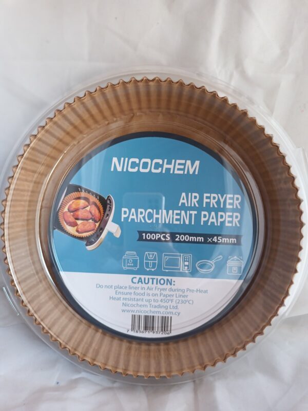 Air Fryer Χαρτάκια 20cm (100 τεμάχια) – Nicochem