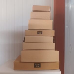 Κουτιά ψητοπωλείο – grill boxes aluminium cladding 10kilo pack size 16x13.5x6