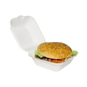 Κουτιά φαγητού από ζαχαροκάλαμο - sugarcane food box 50pcs 15.5x15.5x8