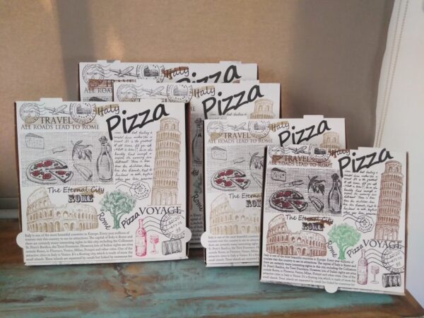 Κουτιά πίτσας – pizza box 5size in stock