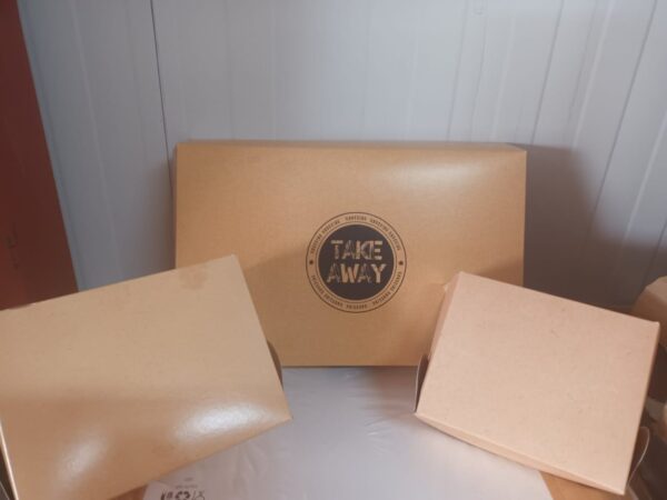 Κουτιά ψητοπωλείο – grill boxes aluminium cladding 10kilo pack size 18x15x7.7